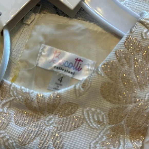 Cream Biscotti Formal Dress 4T - Picture 7 of 7